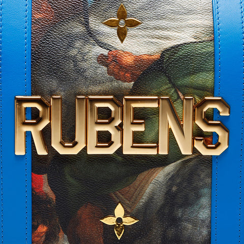 LOUIS VUITTON Masters Collection Keepall Bandouliere 50 Rubens Boston bag blue WS14278