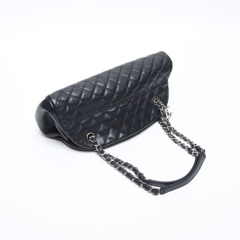 シャネル CHANEL キャビアスキン チェーン ココマーク 17番台 2013 ショルダーバッグ ブラック WS14284
