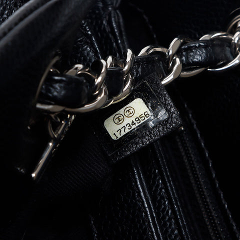 シャネル CHANEL キャビアスキン チェーン ココマーク 17番台 2013 ショルダーバッグ ブラック WS14284
