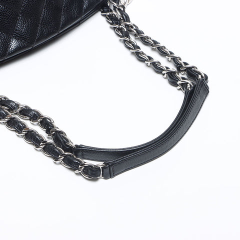 シャネル CHANEL キャビアスキン チェーン ココマーク 17番台 2013 ショルダーバッグ ブラック WS14284