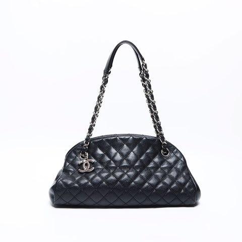 シャネル CHANEL キャビアスキン チェーン ココマーク 17番台 2013 ショルダーバッグ ブラック WS14284