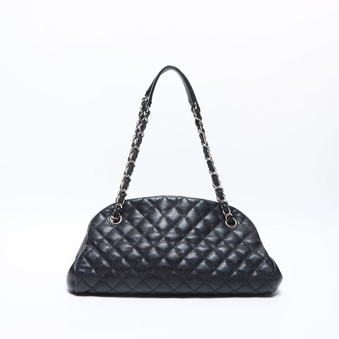 シャネル CHANEL キャビアスキン チェーン ココマーク 17番台 2013 ショルダーバッグ ブラック WS14284