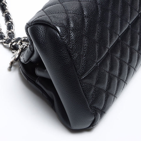 シャネル CHANEL キャビアスキン チェーン ココマーク 17番台 2013 ショルダーバッグ ブラック WS14284