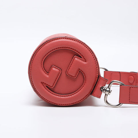 GUCCI 2way Blondie Leather Mini Shoulder Bag pink WS14285