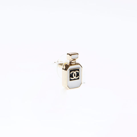 シャネル CHANEL B25C ボトル 2025 ココマーク ピアス ホワイト WS14287