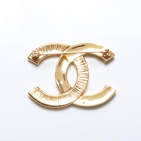 CHANEL B24P COCO Mark Brooch gold WS14293