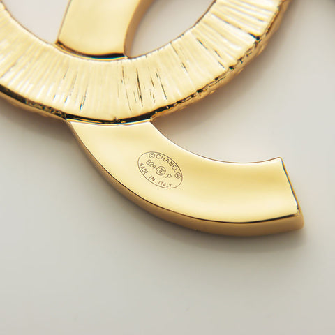 CHANEL B24P COCO Mark Brooch gold WS14293