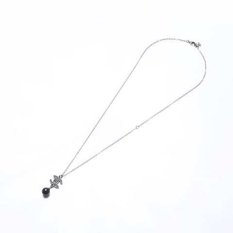 シャネル CHANEL A16A 2016 ココマーク ネックレス シルバー WS14295