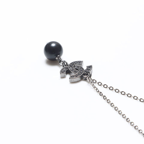 シャネル CHANEL A16A 2016 ココマーク ネックレス シルバー WS14295