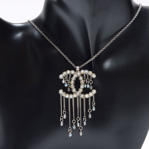 シャネル CHANEL A18S 2018 ココマーク ネックレス シルバー WS14300