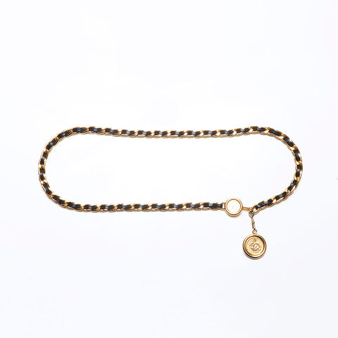 シャネル CHANEL チェーン ベルト ゴールド WS14301