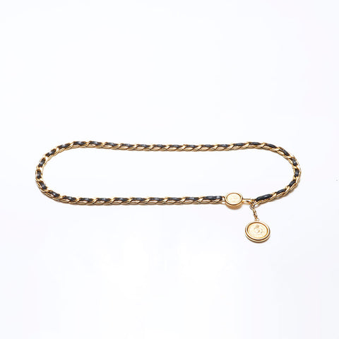 シャネル CHANEL チェーン ベルト ゴールド WS14301