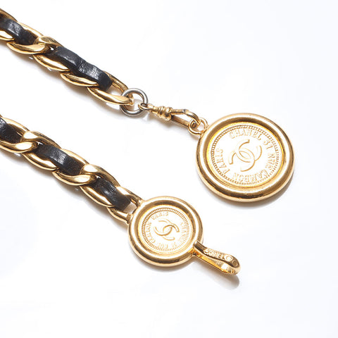 シャネル CHANEL チェーン ベルト ゴールド WS14301