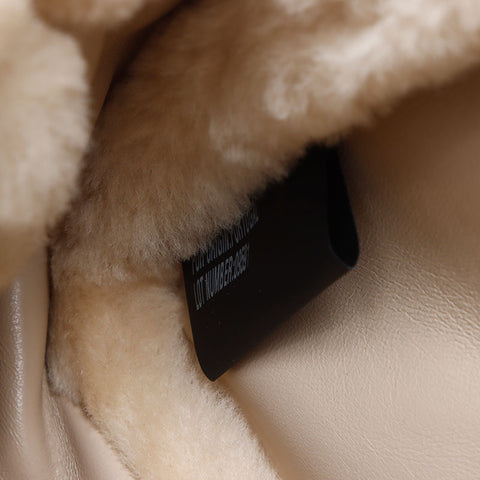 PRADA Sheepfur Mini Handbag beige WS14304