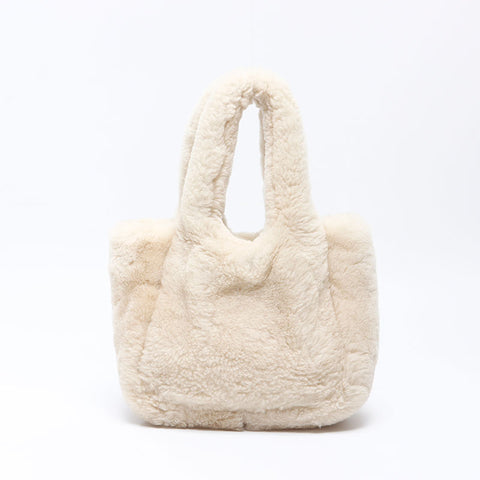 PRADA Sheepfur Mini Handbag beige WS14304