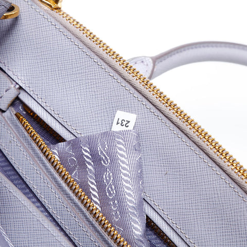PRADA Galleria Saffiano Handbag purple WS14306