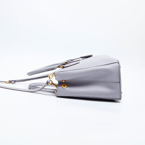 PRADA Galleria Saffiano Handbag purple WS14306