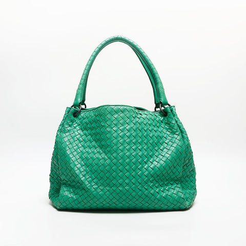 BOTTEGAVENETA INTRECCIATO Shoulder Bag green WS14311