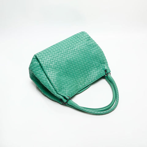 BOTTEGAVENETA INTRECCIATO Shoulder Bag green WS14311