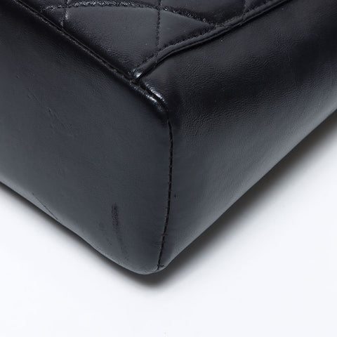 CHANEL Matelasse Lambskin No.5 Handbag black WS14320