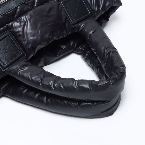 シャネル CHANEL 17番台 コココクーン ナイロン 2012-2013 トートバッグ ブラック WS14323