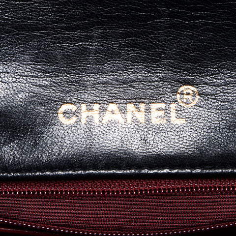 シャネル CHANEL ミニマトラッセ チェーン 1番台 1989-1991年 ラムスキン ショルダーバッグ ブラック WS14326