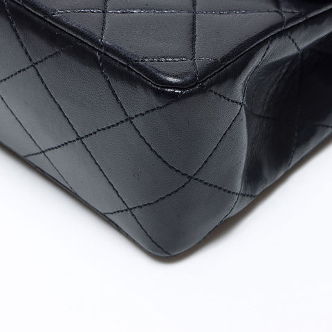 シャネル CHANEL ミニマトラッセ チェーン 1番台 1989-1991年 ラムスキン ショルダーバッグ ブラック WS14326
