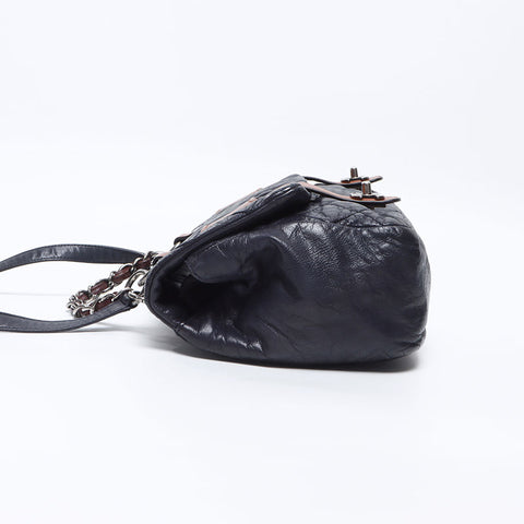 シャネル CHANEL 14番台 2010-2011年 ココマーク ショルダーバッグ ブラック WS14331