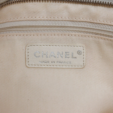 シャネル CHANEL タイムレス チェーン ココマーク キャビアスキン 12番台 2008-2009 ショルダーバッグ ホワイト WS14333