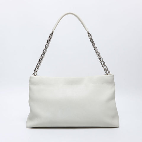 シャネル CHANEL タイムレス チェーン ココマーク キャビアスキン 12番台 2008-2009 ショルダーバッグ ホワイト WS14333