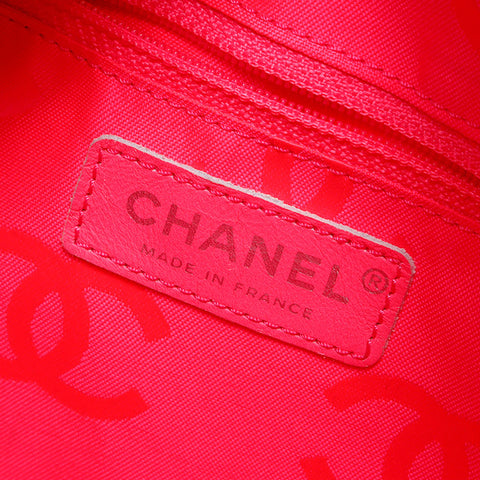 CHANEL 10 series 2005-2006 Cambon Line Boston Shoulder Bag black WS14336