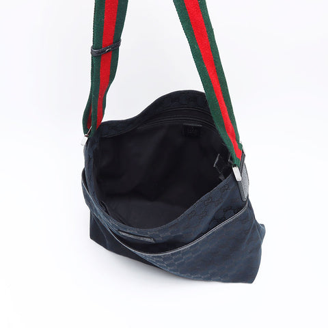 グッチ GUCCI GGキャンバス ショルダーバッグ ブラック WS14338