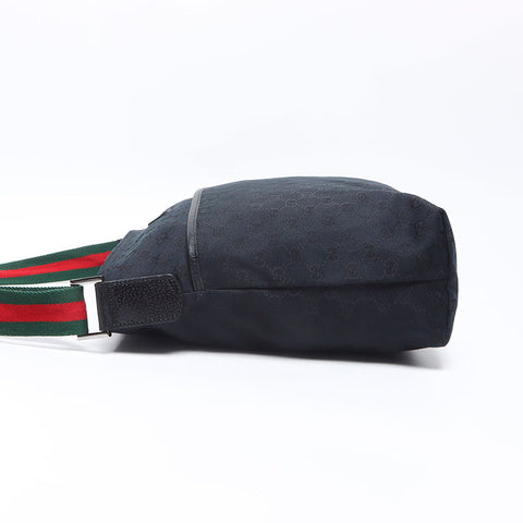GUCCI GG canvas Shoulder Bag black WS14338