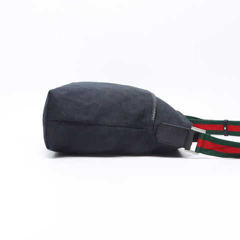 GUCCI GG canvas Shoulder Bag black WS14338