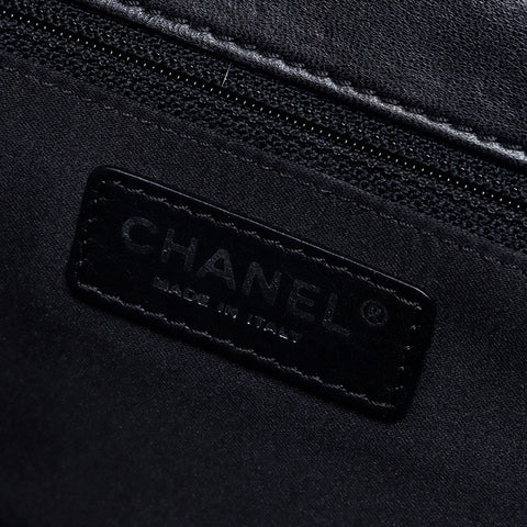 CHANEL Matelasse Gunmetal 18th series 2013-2024 Shoulder Bag black WS14341