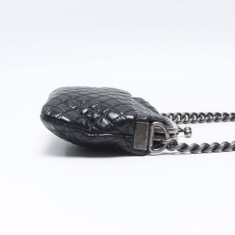 CHANEL 21st Series 2015-2016 Chain Purse Leather Shoulder Bag black WS14350