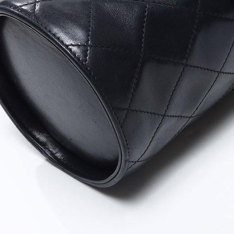 CHANEL Vanity Ramskey Shoulder Bag black WS14353