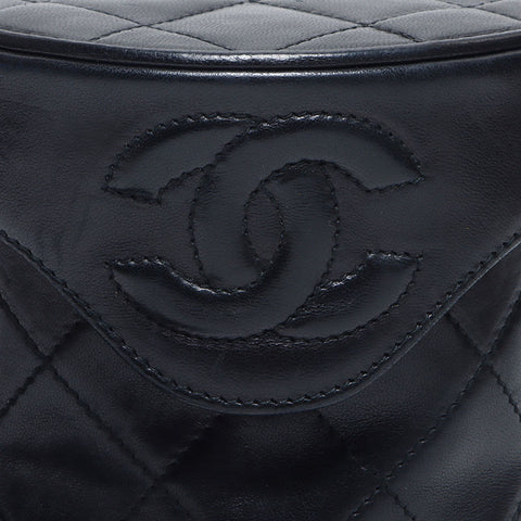 CHANEL Vanity Ramskey Shoulder Bag black WS14353