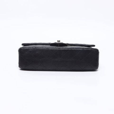 シャネル CHANEL 15番台 ダブルフラップ マトラッセ ラムスキン 25cm 2011 ショルダーバッグ ブラック WS14354