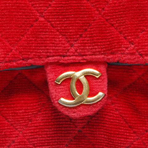 CHANEL 迷你丝绒小包单肩包红色 WS14357