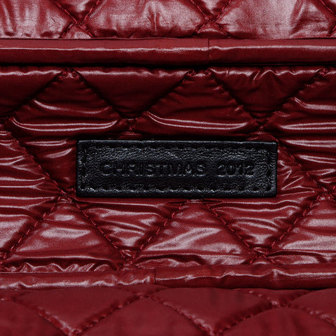 CHANEL No. 17 2012-2013 Christmas Limited Edition Nylon Laptop PC Case Clutch bag black WS14361