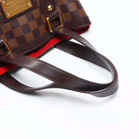 ルイ・ヴィトン LOUIS VUITTON 2009年製 ダミエ ハムステッド PM ハンドバッグ ブラウン WS14367