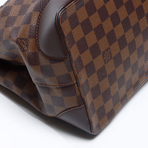ルイ・ヴィトン LOUIS VUITTON 2009年製 ダミエ ハムステッド PM ハンドバッグ ブラウン WS14367