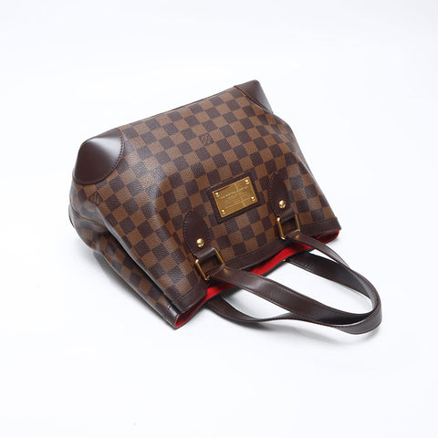 ルイ・ヴィトン LOUIS VUITTON 2009年製 ダミエ ハムステッド PM ハンドバッグ ブラウン WS14367