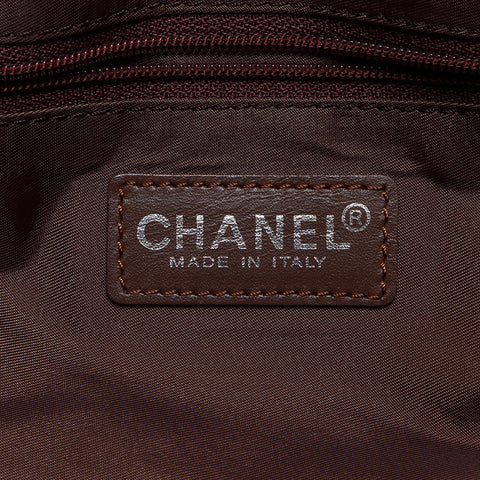 シャネル CHANEL 7番台 ニュートラベル ライン　2002-2003　 トートバッグ ブラウン WS14370