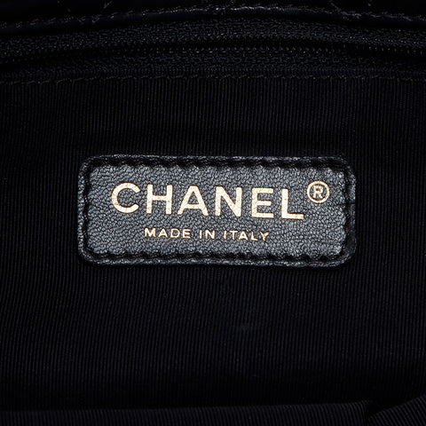 CHANEL 12th Push Lock COCO Mark ChainShoulder Shoulder Bag black WS14374