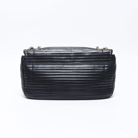 CHANEL 12th Push Lock COCO Mark ChainShoulder Shoulder Bag black WS14374