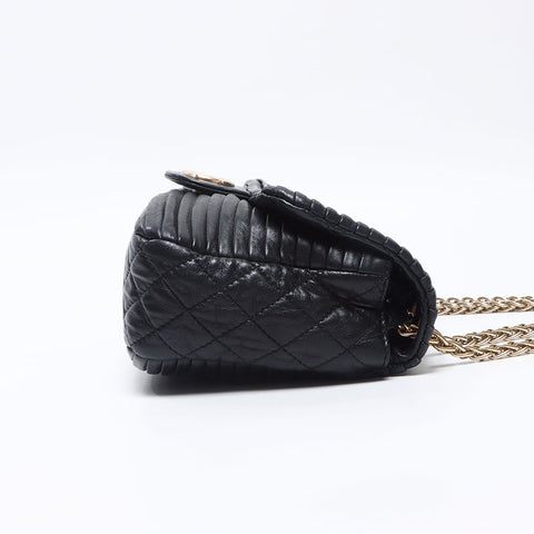 CHANEL 12th Push Lock COCO Mark ChainShoulder Shoulder Bag black WS14374