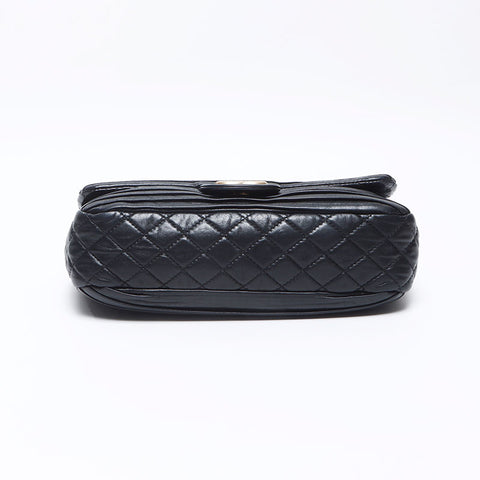 CHANEL 12th Push Lock COCO Mark ChainShoulder Shoulder Bag black WS14374