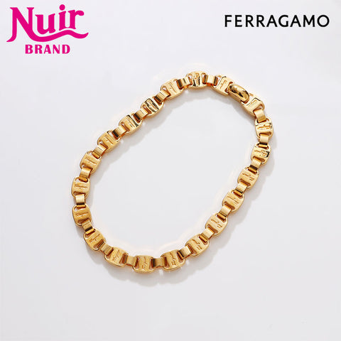 Salvatore Ferragamo Vala Chain Necklace gold WS14375